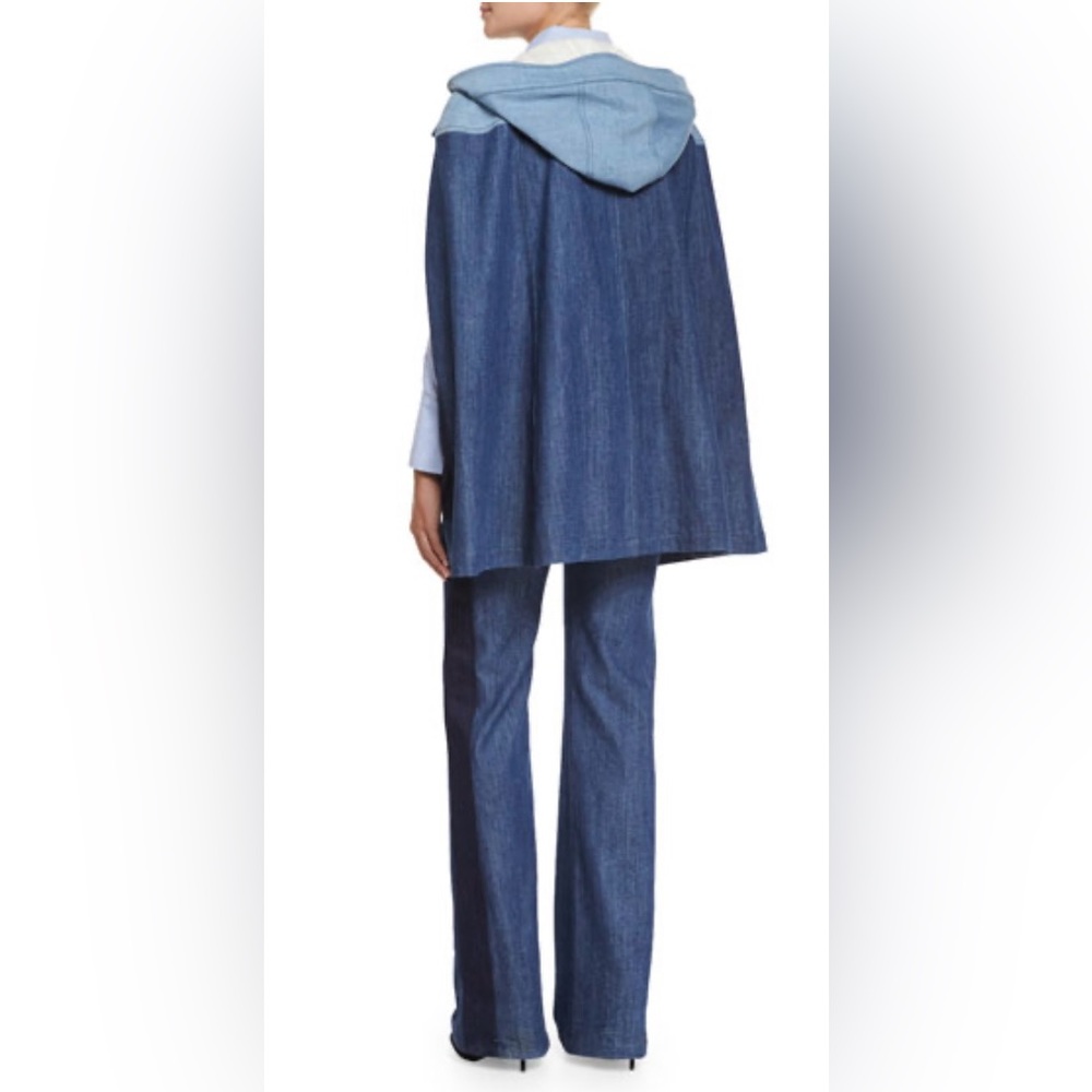 See By Chloe Denim Patchwork Parka - image 3